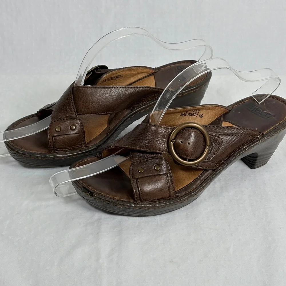 Born brown leather